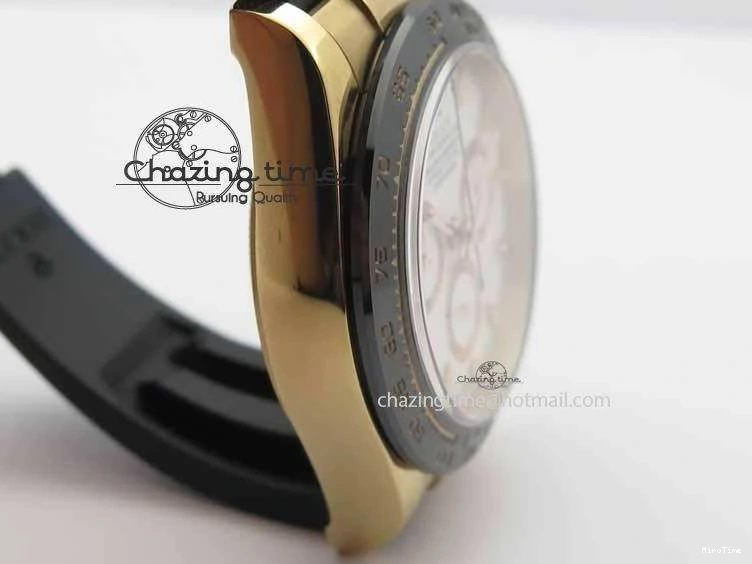 MiroTime 0407 Sustainable Daytona 116515 JF 1:1 Best Edition White Dial On Black Rubber Strap A 3654